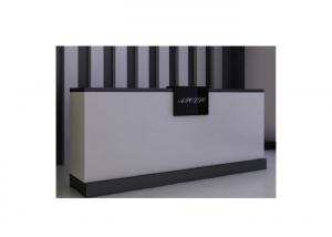 Best 180CM Length Middle Size Shop Till Counter , High Grade Front Desk Retail Cash Wrap Counter wholesale
