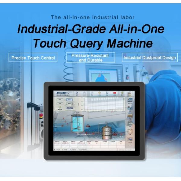 Fanless Waterproof 15 Inch Large Industrial Panel PCs Core 10th I5 All in One Pcs Embedded Multi-touch Panel Computer