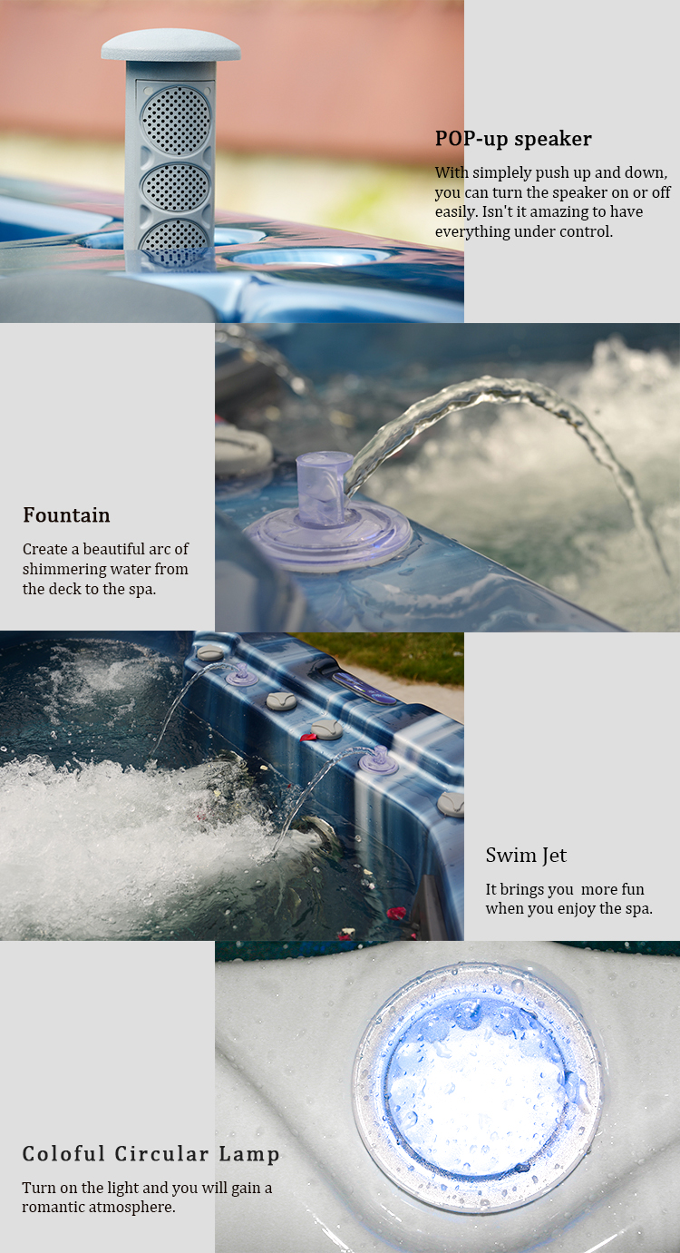 Swim Spa Good Swim Pool Container Endless Pool Acrylic Fiberglass Swim Spa Pool Outdoor Swimming Pool