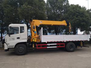 China 4X2 Truck Mounted Boom Crane , Trailer Mounted Crane 4700mm Wheelbase on sale