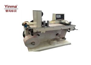 China YM-F003 Paper Rewinder Machine , Label Rewinder Machine For Label Printing on sale
