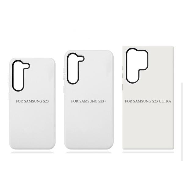 Sublimation Blank Coated Tough 2 in 1 Phone Case For SamSung S24 S23