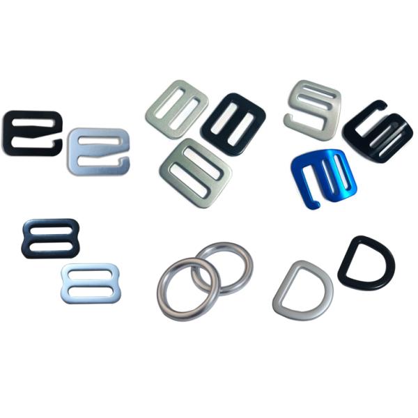 Square Swivel Type Aluminum Climbing Carabiner Self Locking