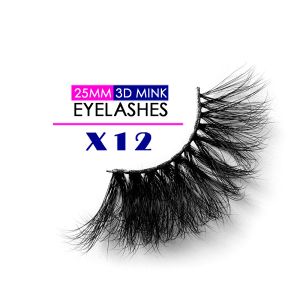 Soft Black False Eyelashes , Customized Long Lasting Individual Eyelashes