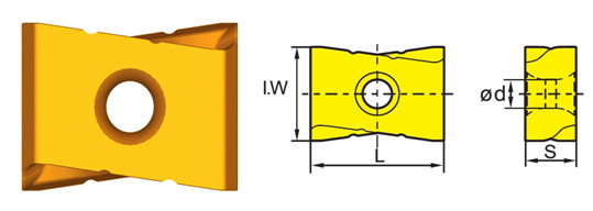 LNKT2510-ZR,Good Heat Resistance Tungsten Carbide Inserts With CVD / TiAlN Coated
