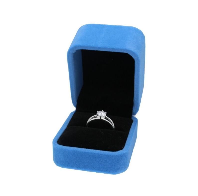 New Design Luxury Flocking Rigid Cardboard Jewelry Jewellery Ring Necklace Earring Braclets Gift Box