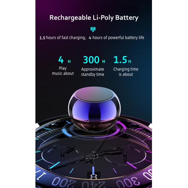 Custom Cheap Wireless Outdoor Mini Bluetooth Speaker Portable Rechargeable Colorful Metal Bluetooth Speakers for Playing Music
