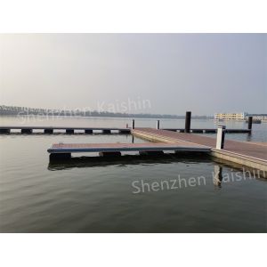 Buy cheap Customized Marine Finger Pontoon Long HDPE Floats with WPC Decking from wholesalers