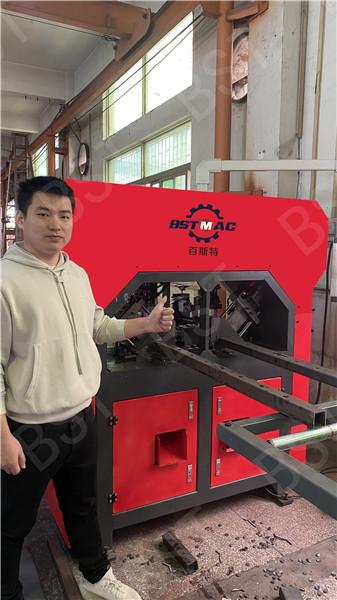 Cheap CNC Angle Cutting And Punching Machine With Auto Cooling System for sale