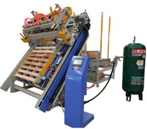 China Euro Wood Pallet Nailing Machine, Pallet Machine Wood Pallet Making Machine with 3 nail guns on sale