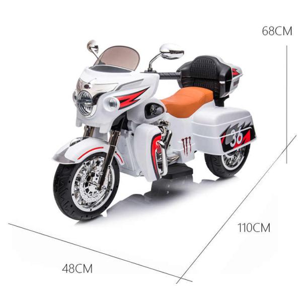 Max Loading USB Interface Plastic Type PP Ride On Police Car For Kids 2022 Newest