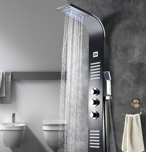Best Hotel ODM 304SUS Shower Panel Faucets With Led Light wholesale