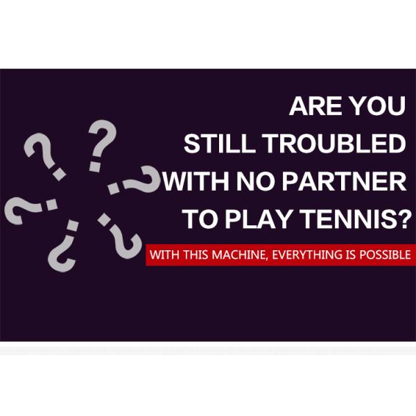 120W Smart Tennis Ball Machine Server Random Function Remote Control