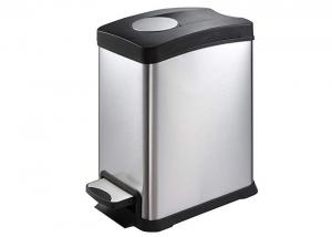 Best EKO Room Service Equipments Mute Trash Pedal Food Waste Bin with Inner Plastic Removal Recycle Bucket 812Ltr 24Ltr wholesale