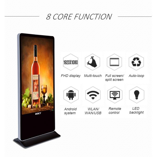 Restaurant 350 Nit 10 Points IR Touch Screen Digital Signage