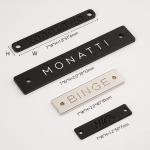 SGS Approved Custom Metal Logo Tags Sew Clothing Label For Personalized Clothes