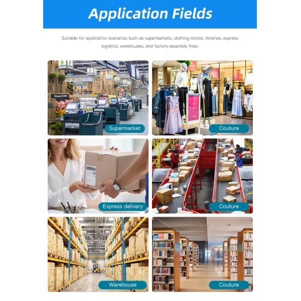 1D CCD Portable Barcode Scanner Wireless Bar Code Readers High Decoding Speed