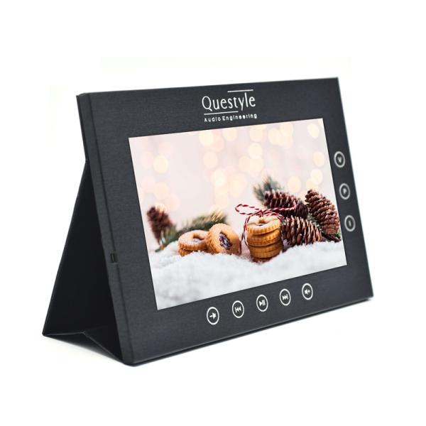 Cheap Point of purchase video display with custom print, 7 inch POP display with LCD video screen digital photo frame for sale