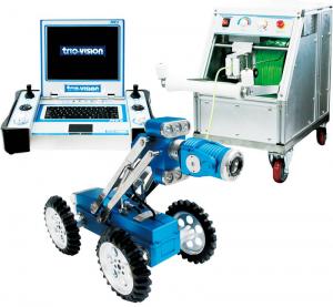 Best CCD Camera Robotic Crawler Pipe Inspection System , Duct Inspection Robot wholesale