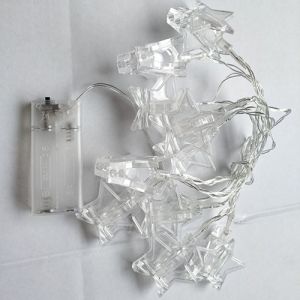 Star photo clip string led fairy lights