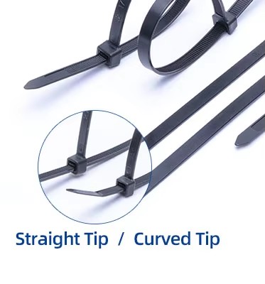 Self Locking Long Plastic Zip Ties Anti Ultraviolet Plastic Cable Straps