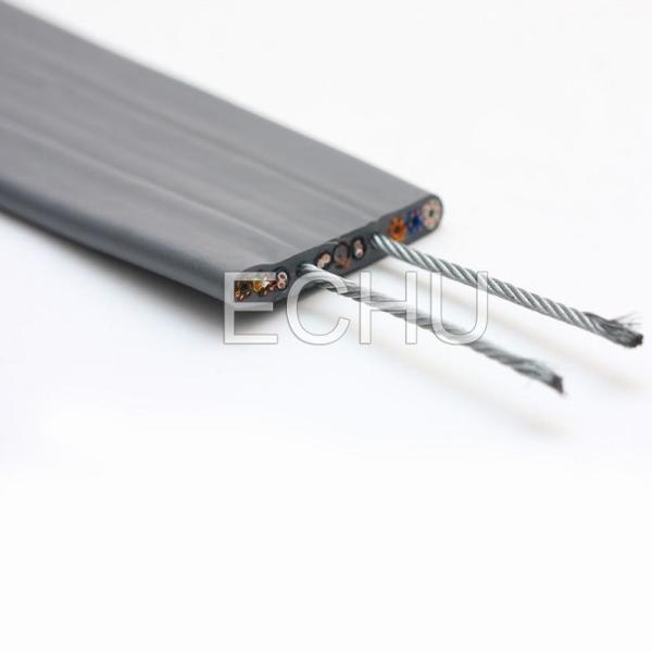 Cheap Flat Flexible Traveling Cable for Elevator with CE certificate TVVBG  with Special PVC Jacket for sale