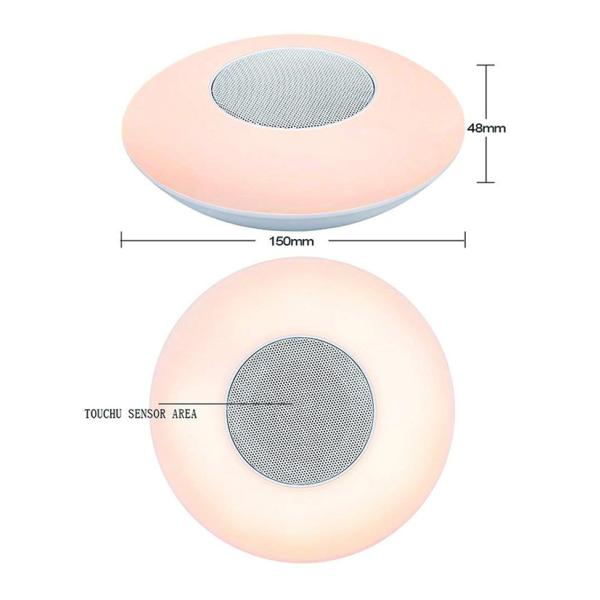 All In One LED Light Bluetooth Speaker Touch Control ABS + PP + Metal Materials