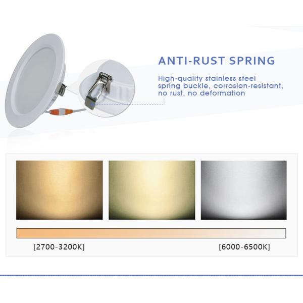 100-130lm/W Flat Panel Kitchen Light , Frameless LED Flat Ceiling Panels
