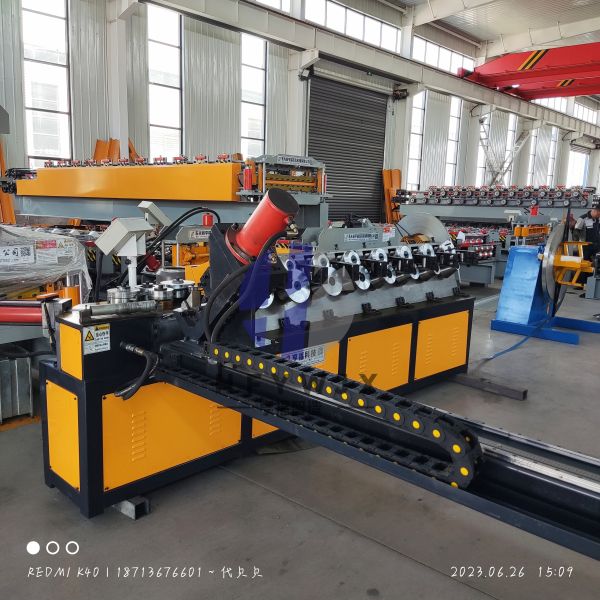 Heavy Duty Frame Circular Flange Forming Machine with 200-1600mm Round Diameter