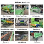 50T/D Automatic Msw Segregation Machine Recycle Drum Screening Machine