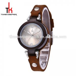 China Fashion design 32mm ladies watch Leather strap Sunshine dial best gift watch for ladies on sale