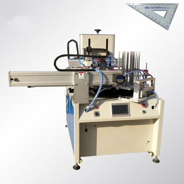 Cheap Automatic ruler screen printing machine with UVLED dryer for sale