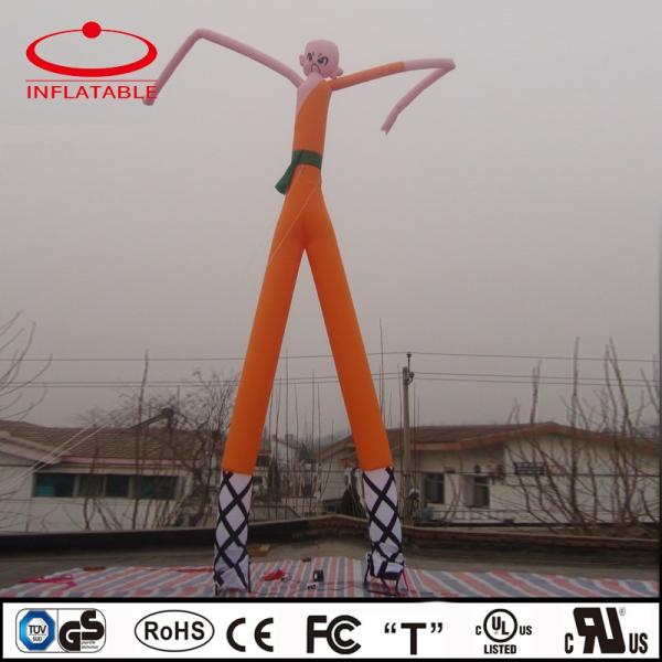 Weddings Inflatable Tube Man With Blower 110V Customized Air Dancer