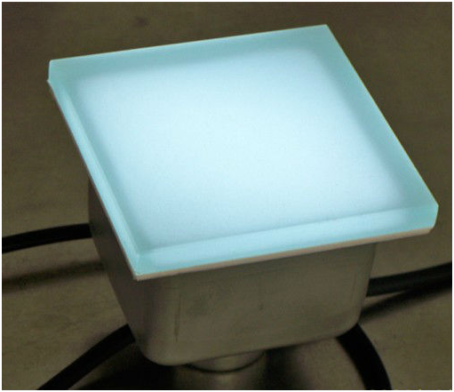 300x300 RGB waterproof square LED garden path brick light