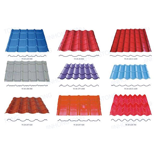 Long Span Colored Coated Galvanized Corrugated Steel Sheet Roofing Sheet for Building Construction