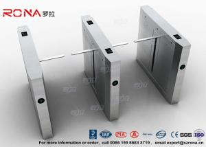 Best High Speed Drop Arm Turnstile , Magnetic Card Stainless Steel Access Control System wholesale