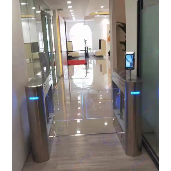 High Speed Servo Slim Swing Barrier Gate Gym Full Height Face Recognition System