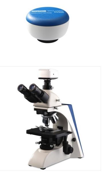 Cheap Polarizing Microscope , Digital Optical Microscope LED / Halogen Transmitted Illumination for sale