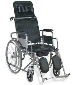 Best Lightweight Detachable High Back Wheelchair With Detachable Armrest Elevating Footrest wholesale