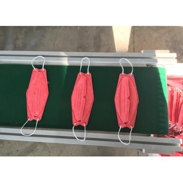 HIgh Speed Non Woven Mask Machine Fish Type AC380V With 3160 * 800 * 1400mm