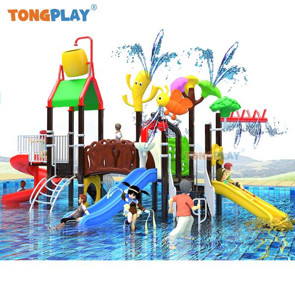 Outdoor Play Water Park Equipment Water Playground Kids Outdoor Playground Water Park Plastic Slides for Sale