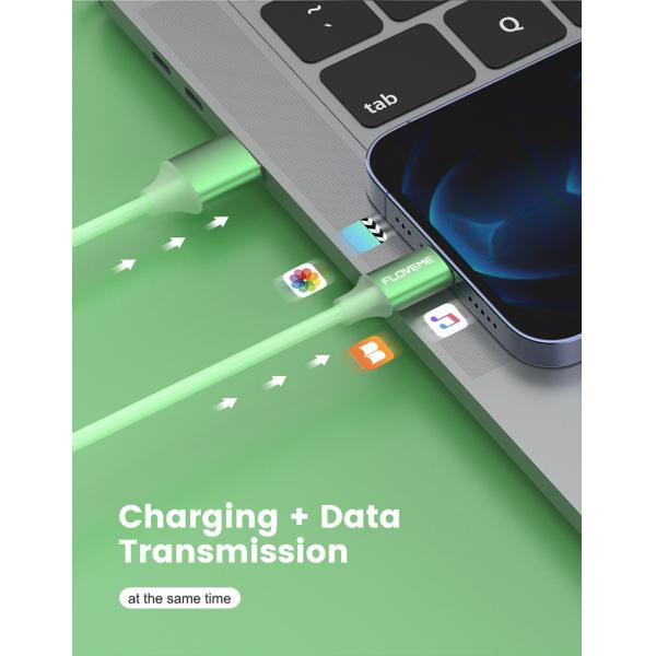 2m 1m 25cm USB Type C Charging Cable Liquid Silicone Data Transfer Fast Charging Cable