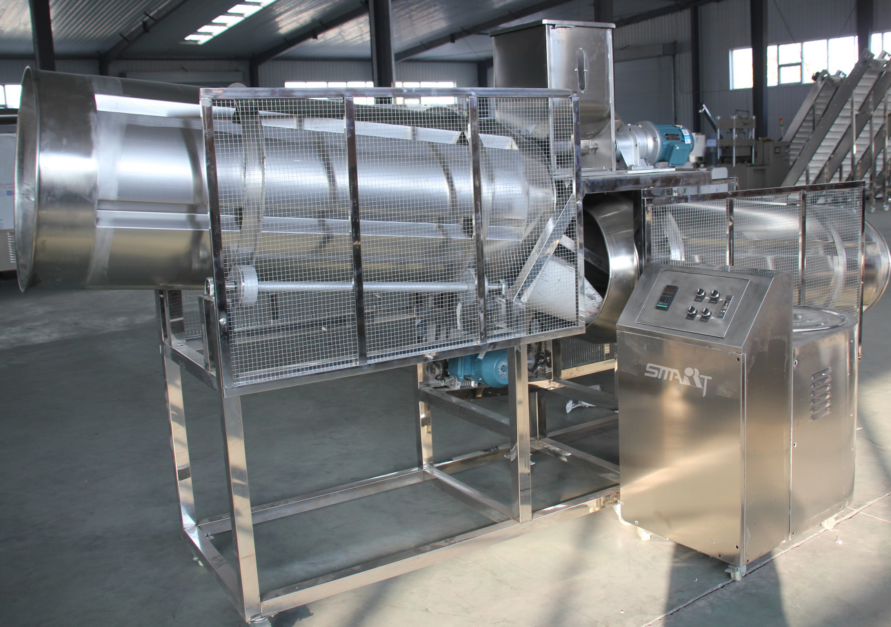 Automatic Puff Snacks Snacks Production Machines Stainless Steel Material Made