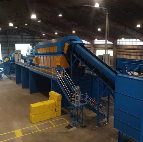 Durable Stainless Steel Garbage Sorting System for Municipal Use