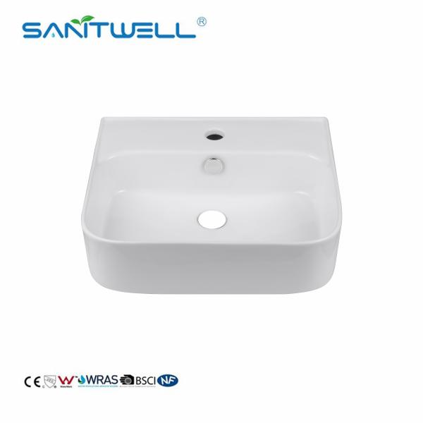 Cheap China Suppliers Modern rectangular Bathroom Art Basin Color Wash Basin Ceramic Basin Above Counter Basin for sale