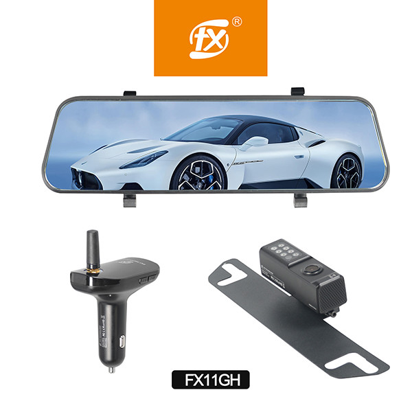 10" Mirror Dash Cam Wireless Rearview Backup Camera DVR Function
