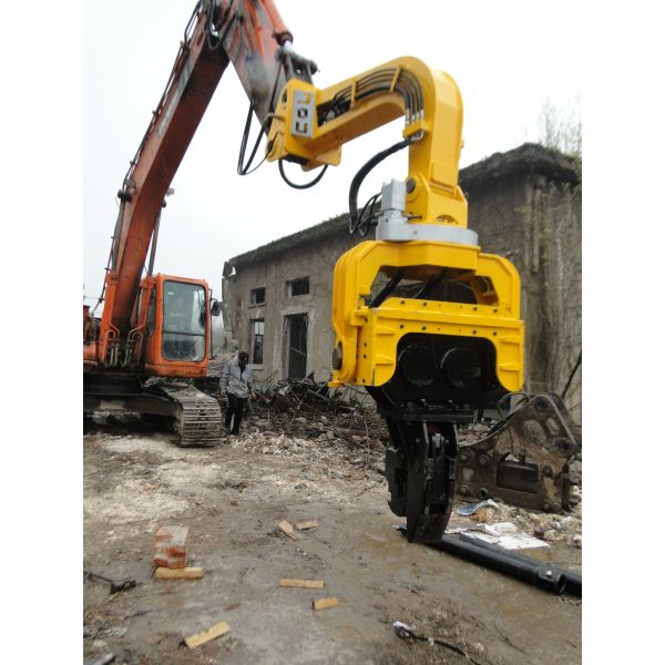 TYSIM VS400 Excavator Hammer Mounted Pile Driver / Pile Driving Hammer 2.15t