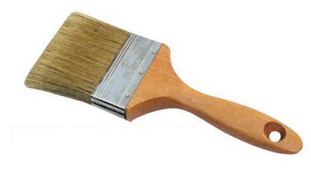 Double Boiled White Bristle Painting Brush