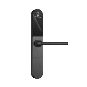 Wireless Internet app controlled door locks LORA Technology Black Color