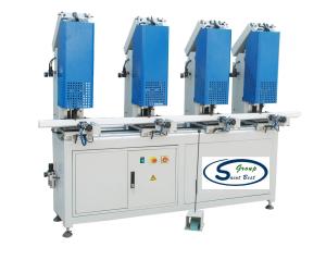 China Reinforcement Fixing PVC Plastic Window Machine , Steel Strengthen UPVC Window Machinery on sale